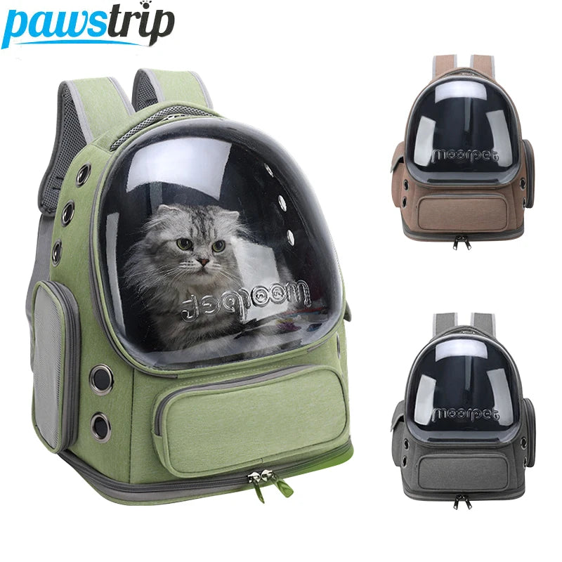 Mochila Transparente para Pets – Viagem e Passeios com Conforto