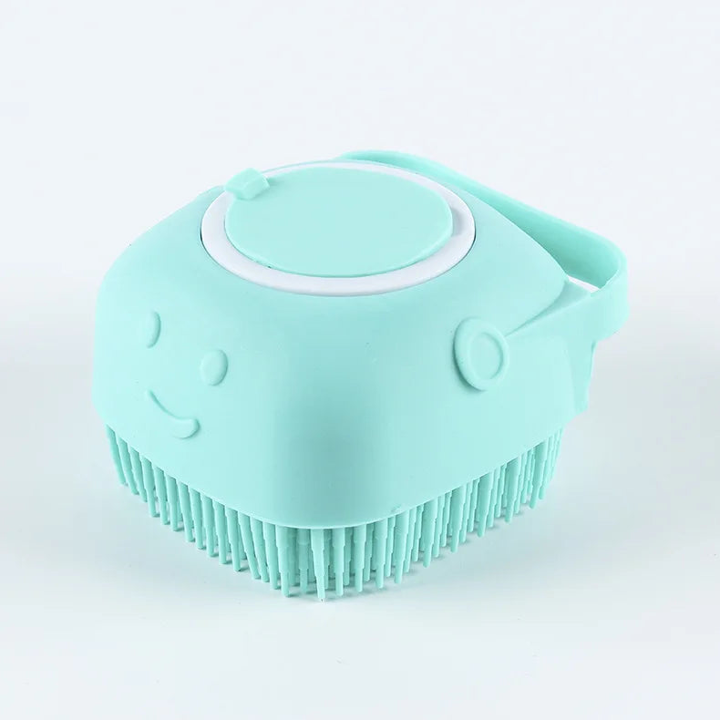 Luva de Banho e Massagem para Pets – Silicone Macio e Seguro