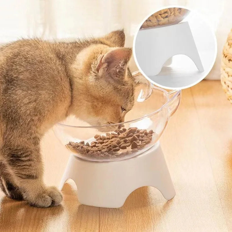 Tigela Antiderrapante para Pets – Suporte Inclinado 45°
