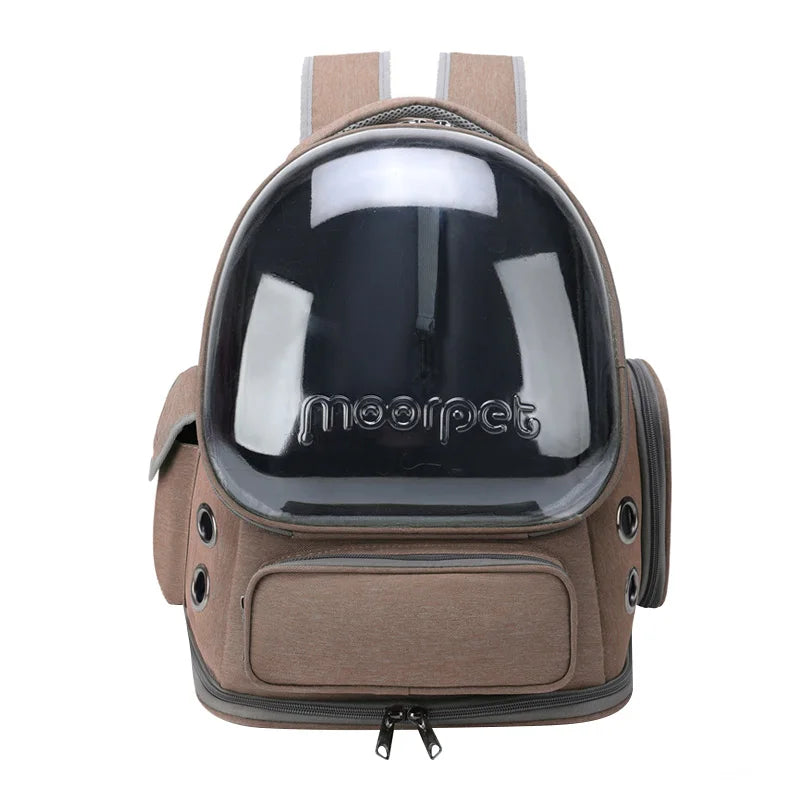 Mochila Transparente para Pets – Viagem e Passeios com Conforto