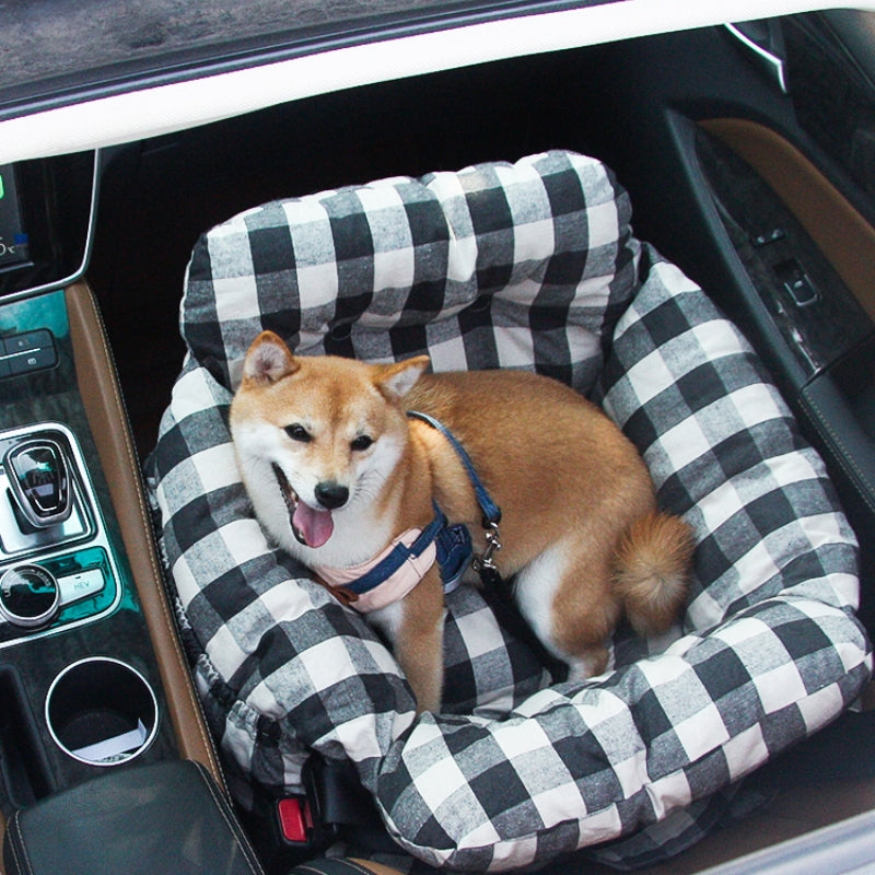 Cama Portátil para Carro – Assento de Viagem para Cães Médios e Grandes