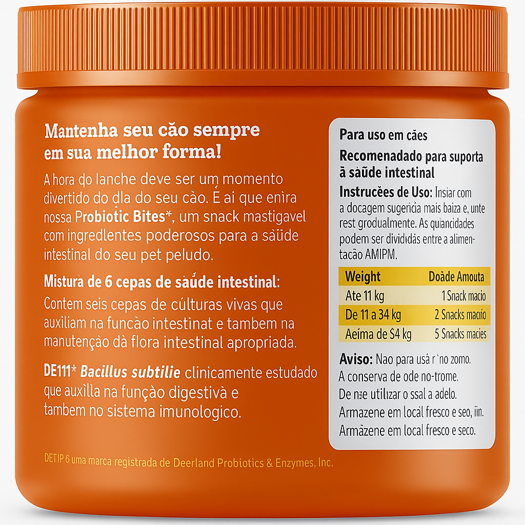 Probiotic Bites™ Para Cães