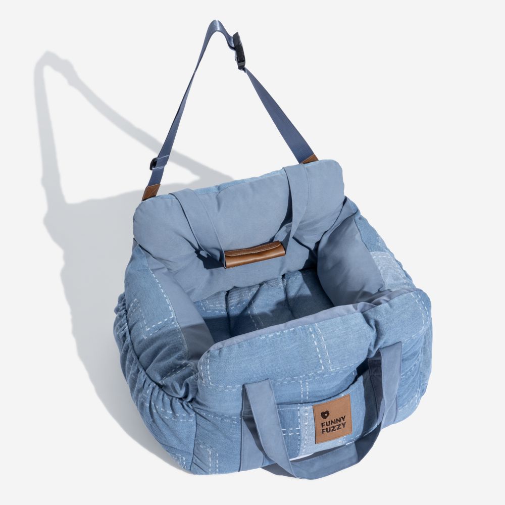 Cama Portátil para Carro – Assento de Viagem para Cães Médios e Grandes