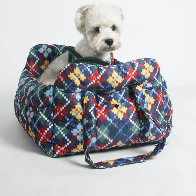 Cama Portátil para Carro – Assento de Viagem para Cães Médios e Grandes
