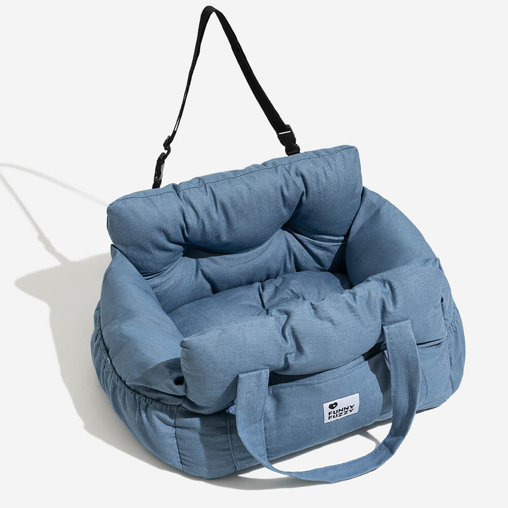 Cama Portátil para Carro – Assento de Viagem para Cães Médios e Grandes