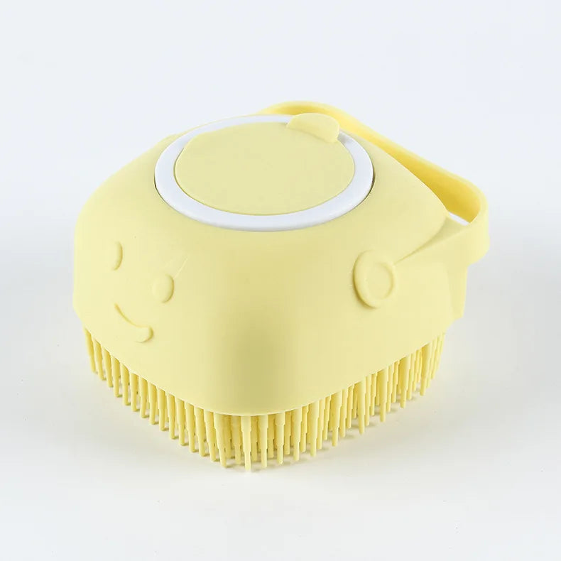 Luva de Banho e Massagem para Pets – Silicone Macio e Seguro