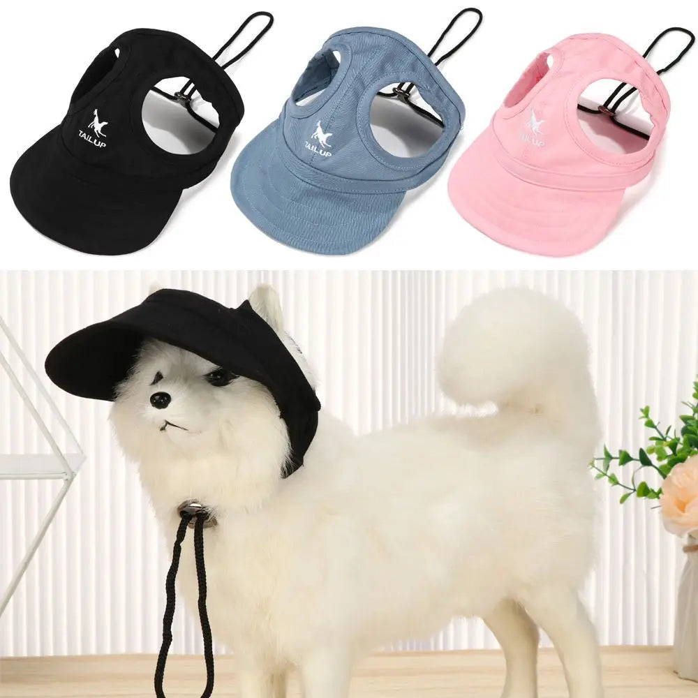 Boné para Pets – Ajustável, com Proteção Solar e Abertura para Orelhas