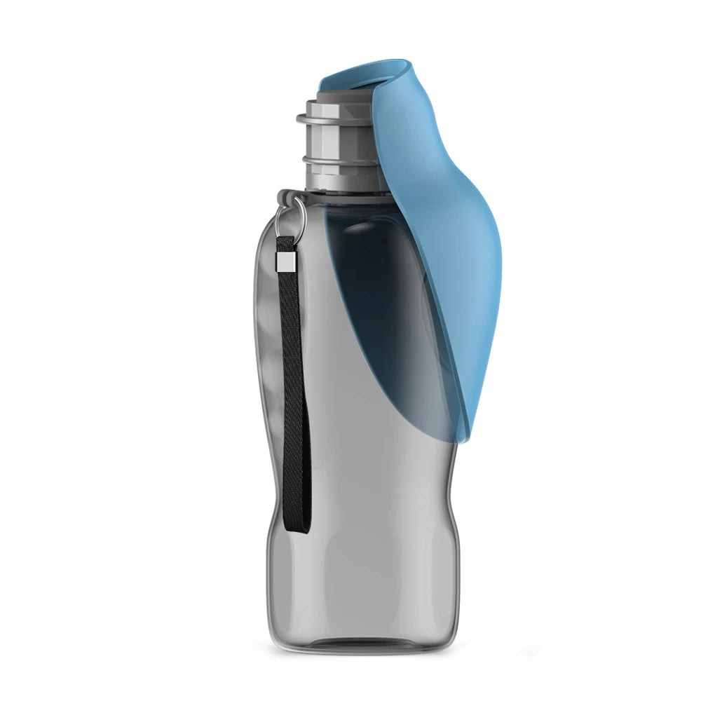 Garrafa Portátil 800ml com Comedouro para Cães – Ideal para Viagens
