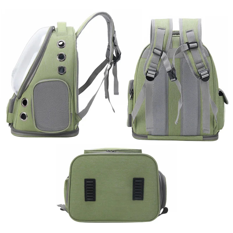 Mochila Transparente para Pets – Viagem e Passeios com Conforto
