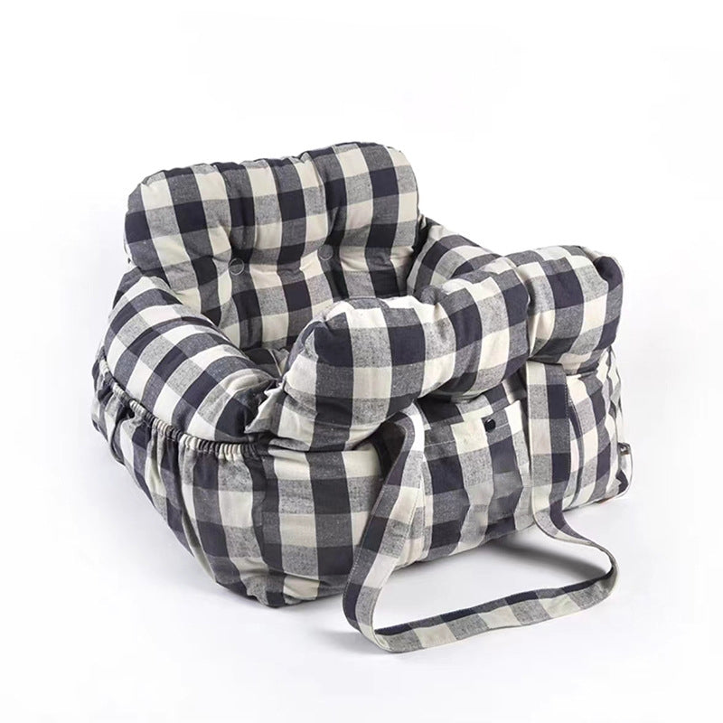 Cama Portátil para Carro – Assento de Viagem para Cães Médios e Grandes