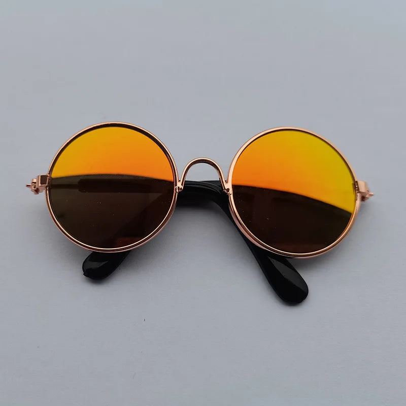 Óculos Vintage para Pets – Acessório Fofo para Fotos