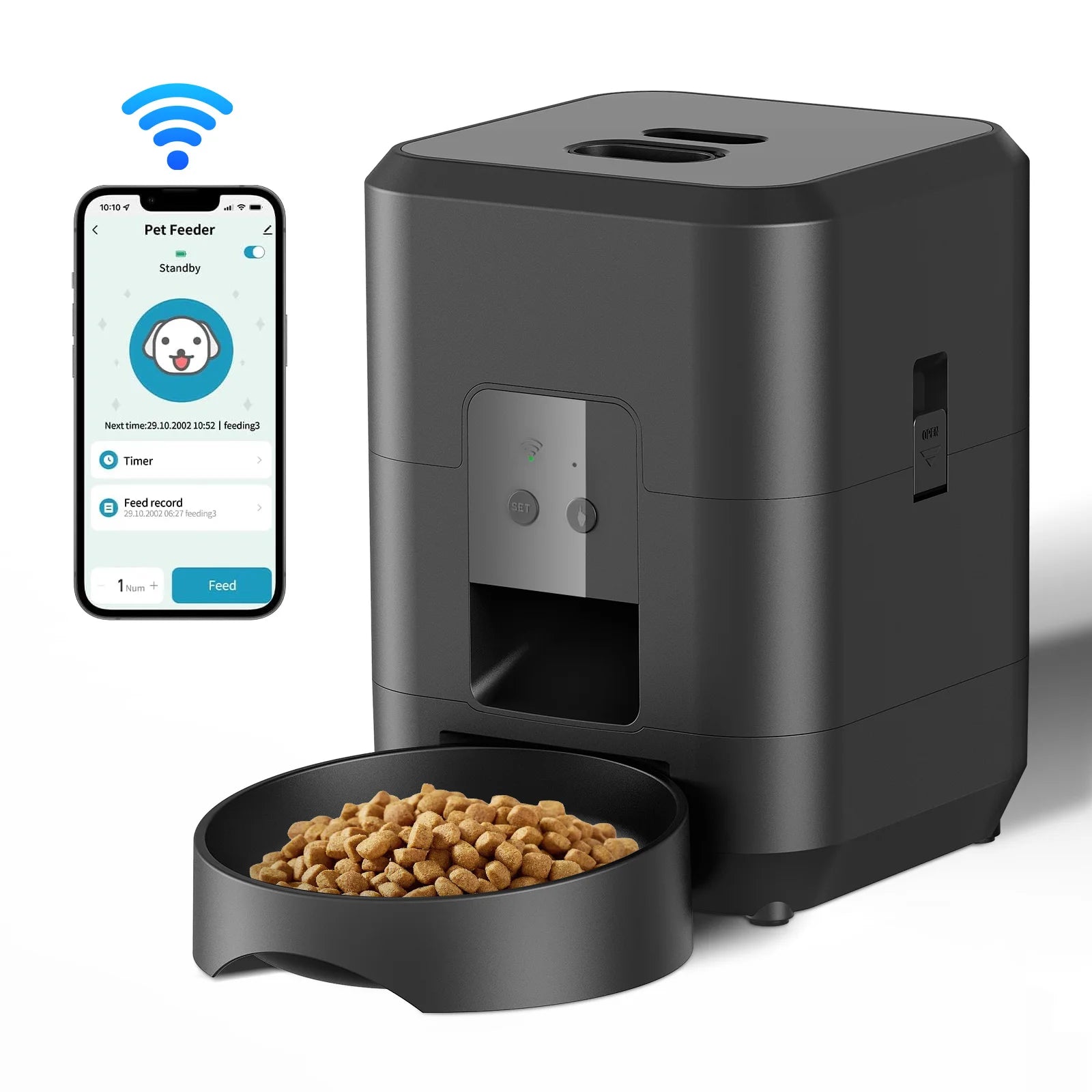 Comedouro Automático Inteligente – Para Cães e Gatos
